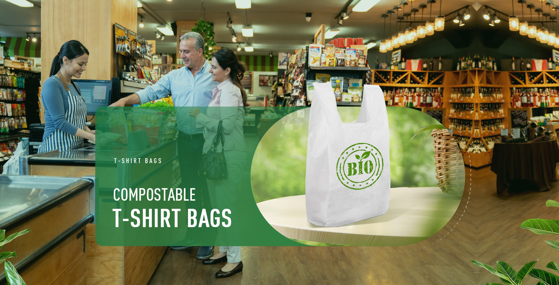 qualidade sacos de lixo compostable fábrica