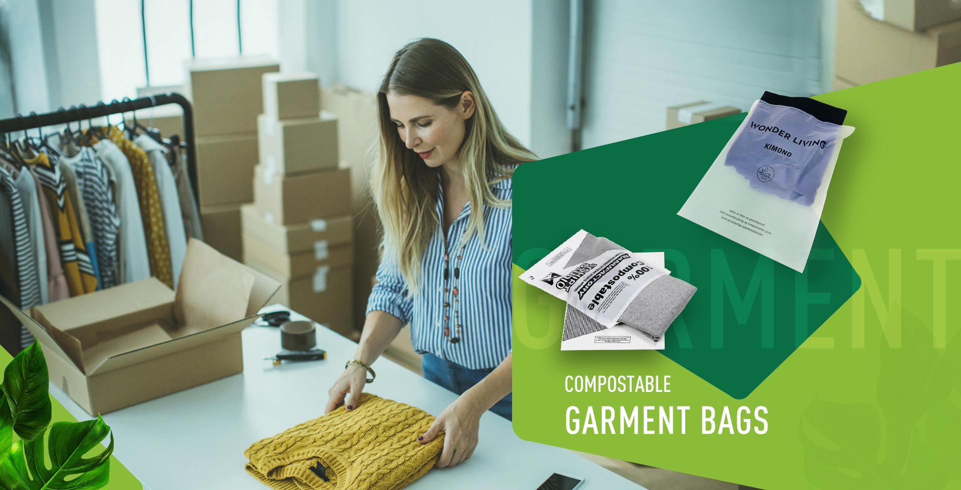 qualidade sacos de lixo compostable fábrica