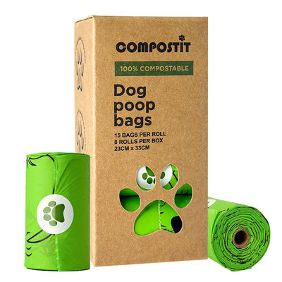 Bom preço Sacos de lixo para animais de estimação com capa plana e compostável on-line