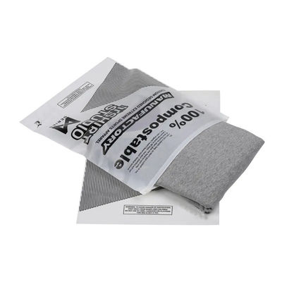 Bom preço Biodegradável Compostável Zip Lock Sacos de Vestuário Embalagem Tamanho personalizado on-line