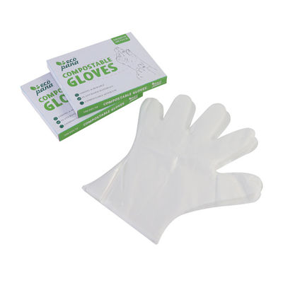 Bom preço Luvas descartáveis, compostáveis, resistentes a vazamentos, para preparação de alimentos, tarefas domésticas, cuidados pessoais. on-line