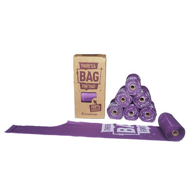 Bom preço T-Shirt biodegradável personalizado Manutenção Sacos de cocô de cão perfumados em um rolo on-line
