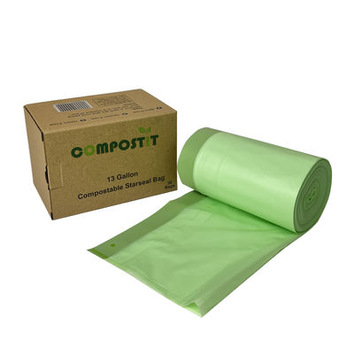 Sacos de lixo compostáveis e ecológicos Sacos de lixo de cozinha pesados Sacos de lixo