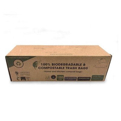Bom preço Sacos de lixo de plástico 100% biodegradáveis, compostáveis e sobressalentes on-line