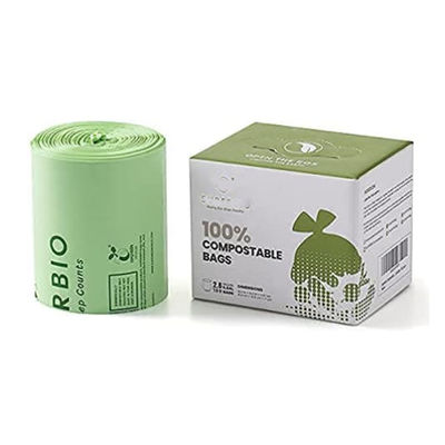Bom preço Sacos de lixo de plástico 100% biodegradáveis, compostáveis e sobressalentes on-line