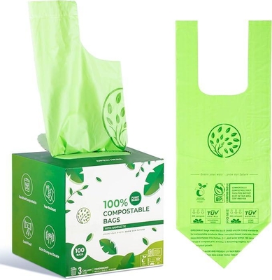 Bom preço Sacos de lixo com alça e biodegradáveis em caixa, ecológicos on-line