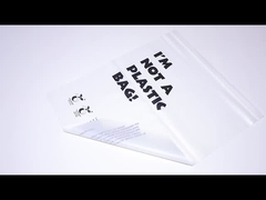 Biodegradável Compostável Zip Lock Sacos de Vestuário Embalagem Tamanho personalizado