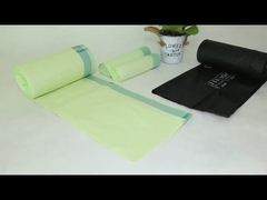 Sacos de lixo biodegradáveis de cordas de tração não tóxicos com logotipo personalizado