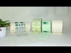 Sacos de produtos biodegradáveis de topo plano Sacos de frutas e vegetais compostáveis personalizados